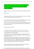 313D Final Exam Prep Test Questions and Already Passed Answers 2025-2026 Edition&period;