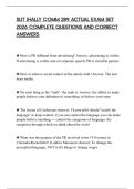 SUT JHALLY COMM 289 ACTUAL EXAM SET 2026 COMPLETE QUESTIONS AND CORRECT ANSWERS