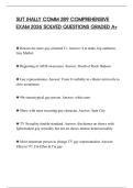 SUT JHALLY COMM 289 COMPREHENSIVE EXAM 2026 SOLVED QUESTIONS GRADED A&plus;