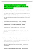 HVAC EXCELLENCE FINAL EXAM AND ALL CORRECT ANSWERS 2025-2026 UPDATE&period;