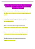 CMAC Certification Exam Questions and Answers &vert; Latest Version &vert; 2025&sol;2026 &vert;  Correct & Verified