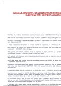 CLASS A&sol;B OPERATOR FOR UNDERGROUND STORAGE TANK EXAM QUESTIONS WITH CORRECT ANSWERS