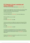 PN Trimester 2&colon; Exam 1 questions and  answers 20252026 