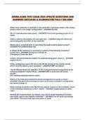 ARUBA ACMA TEST EXAM 2026 UPDATE QUESTIONS AND ANSWERS &lpar;DETAILED & ELABORATED&rpar; FULLY SOLVED&excl;&excl;
