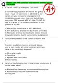 NR667- CEA FNP Question and answers already passed 2025&sol;2026