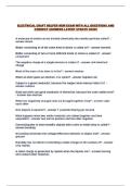 ELECTRICAL CRAFT HELPER NEW EXAM WITH ALL QUESTIONS AND CORRECT ANSWERS LATEST UPDATE 2026!!