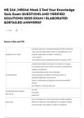 NR 546 &sol;NR546 Week 3 Test Your Knowledge Quiz Exam QUESTIONS AND VERIFIED SOLUTIONS &vert;2025 EXAM &vert; ELABORATED &DETAILED ANSWERS&excl;&excl;