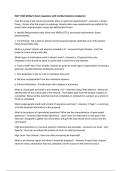 INSY 3305 Midterm Exam Questions with Verified Solutions Graded A&plus;
