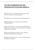 ACG 2071 EXAMINATION TEST 2026 QUESTIONS WITH SOLUTIONS GRADED A&plus;