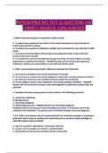 RNPEDIA PNLE NP1 TEST 12 QUESTIONS AND CORRECT ANSWERS 100&percnt; VERIFIED&excl;&excl;