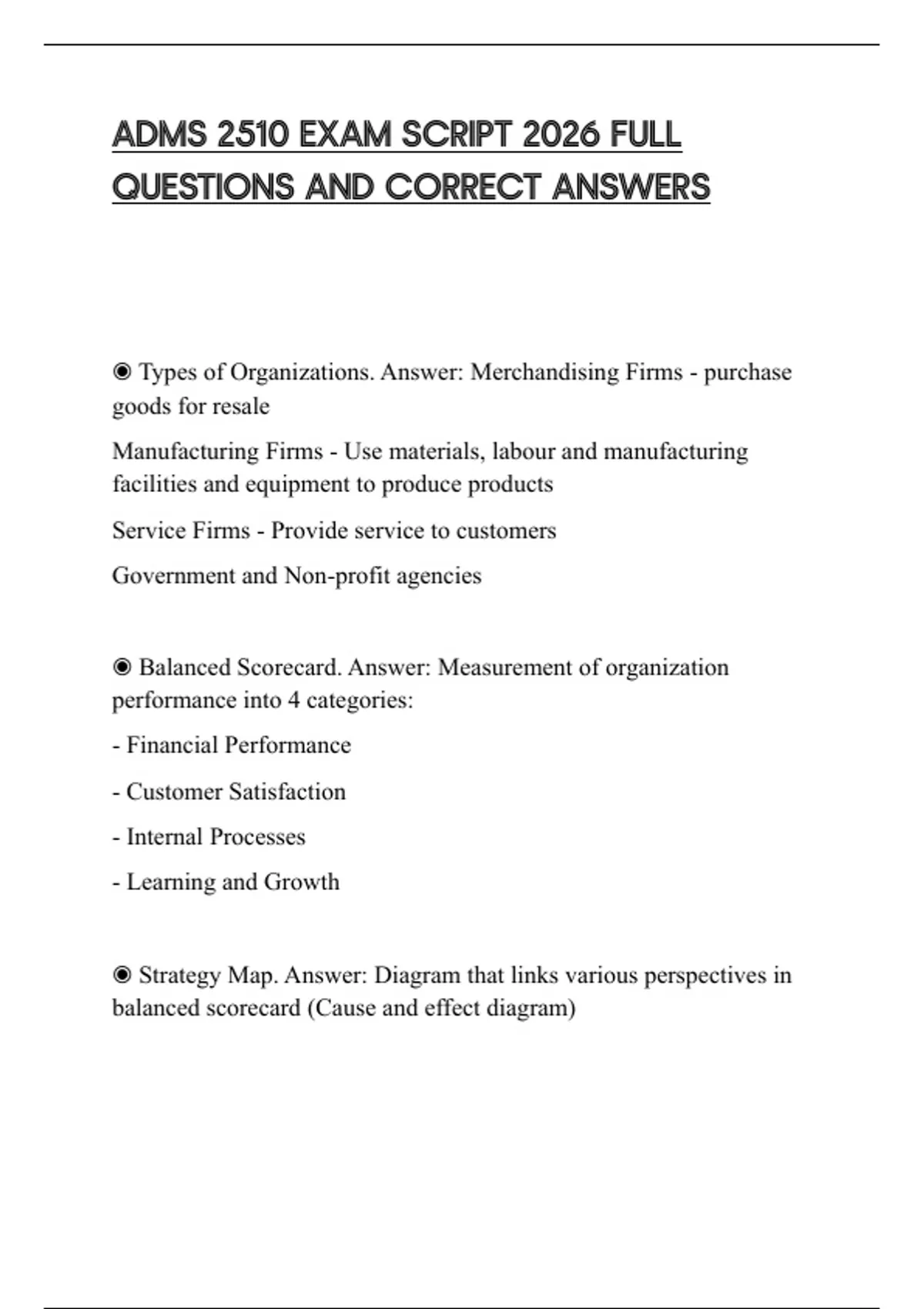 ADMS 2510 EXAM SCRIPT 2026 FULL QUESTIONS AND CORRECT ANSWERS - ADMS ...