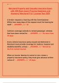 Maryland State-Specific Property and Casualty Insurance Licensing 