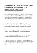 ADOBE INDESIGN CERTIPORT CERTIFICATION EXAMINATION TEST 2026 PRACTICE QUESTIONS AND SOLUTIONS