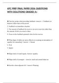 AFC PREP FINAL PAPER 2026 QUESTIONS WITH SOLUTIONS GRADED A&plus;