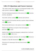 LRA 211 Questions and Correct Answers 