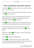 LRA 211 Questions and Correct Answers 