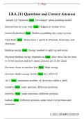 LRA 211 Questions and Correct Answers 