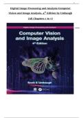 Digital Image Processing & Computer Vision Solutions Manual &vert; 4th Edition &vert; Umbaugh &vert; Chapter 1 &ndash;7 Latest Graded A&plus;