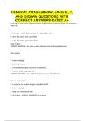 General Crane Knowledge B&comma; C&comma; and D EXAM QUESTIONS WITH CORRECT ANSWERS RATED A&plus;&period;pdf