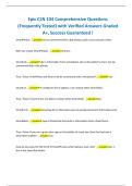 Epic CLN 104 Comprehensive Questions  &lpar;Frequently Tested&rpar; with Verified Answers Graded  A&plus;&comma; Success Guaranteed &excl;