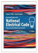 TEST BANK FOR Illustrated Guide to the National Electrical Code 9th Edition by Charles Miller  ISBN&colon;978-0357766712  COMPLETE GUIDE ALL CHAPTERS COVERED 100&percnt; VERIFIED A&plus; GRADE ASSURED &excl;&excl;&excl;&excl;&excl;&excl;NEW LATEST UPDATE&excl;&excl;&excl;&excl;&excl;&excl;