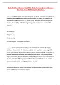 Early Childhood Content Test &num;206 &lpar;Math&comma; Science & Social Science Practice&rpar; Exam With Complete Solutions 