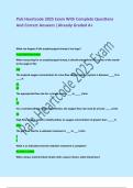 Pals Heartcode 2025 Exam With Complete Questions  And Correct Answers &vert;Already Graded A&plus; 