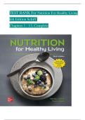 Nutrition for Healthy Living Study Guide &vert; Based on Schiff&comma; 6th Edition &vert; Complete Chapter Summaries & Key Concepts &lpar;2025 Updated&rpar;