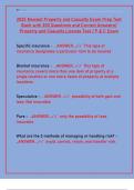 Newest 2025 Property & Casualty Insurance Exam Prep&colon; 300 Practice Questions & Answers
