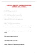 HRSC 206 - MIDTERM EXAM QUESTIONS AND ANSWERS 100&percnt; CORRECT 