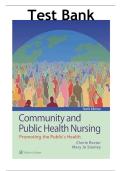 Test Bank for Community and Public Health Nursing 10th Edition by Cherie Rector and Mary Jo Stanley All Chapters 1&ndash;30