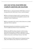 ALTA CALP ACTUAL EXAM PAPER 2026 COMPLETE QUESTIONS AND SOLUTIONS