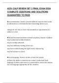 ALTA CALP REVIEW SET 3 FINAL EXAM 2026 COMPLETE QUESTIONS AND SOLUTIONS GUARANTEED TO PASS