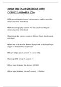 AMCA EKG EXAM QUESTIONS WITH CORRECT ANSWERS 2026