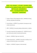 NUR 155 EXAM 1 STUDY GUIDE 2026  COMPLETE QUESTIONS WITH CORRECT  DETAILED ANSWERS &vert;&vert;  100&percnt; GUARANTEED PASS  <RECENT VERSION> 