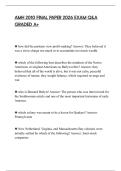 AMH 2010 FINAL PAPER 2026 QUESTIONS WITH ANSWERS GRADED A&plus;