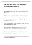 AMH 2010 FINAL PAPER 2026 EXAM Q&A GRADED A&plus;