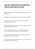 AMH 2010 CERTIFICATION TEST BANK 2026 UPDATED QUESTIONS SOLUTIONS