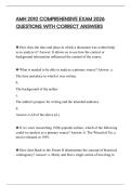 AMH&lowbar;2010&lowbar;COMPREHENSIVE&lowbar;EXAM&lowbar;2026&lowbar;QUESTIONS&lowbar;WITH&lowbar;CORRECT&lowbar;ANSWERS&period;pdf