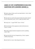 AMMO 69 CDF COMPREHENSIVE EXAM 2026 QUESTIONS WITH ANSWERS GRADED A&plus;