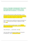  INDIANA FOR HIRE ENDORSEMENT PRACTICE EXAM QUESTIONS AND ANSWERS LATEST 2025-2026 UPDATE &vert;GRADE A&plus; GUARANTEE