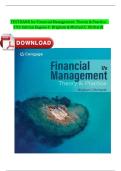 Test Bank&colon; Financial Management&colon; Theory & Practice&comma; 17th Edition &lpar;Brigham & Ehrhardt&rpar;