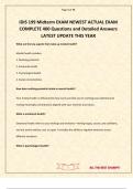 IDIS 199 Midterm EXAM NEWEST ACTUAL EXAM COMPLETE 400 Questions and Detailed Answers LATEST UPDATE THIS YEAR