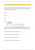 CCA &lpar;AHIMA&rpar; EXAM PREP TEST QUESTIONS WITH ACCURATE SOLUTIONS -GRADED A&plus;