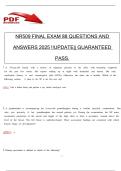 NR509 FINAL EXAM 88 QUESTIONS AND ANSWERS 2025 &excl;&excl;&excl;UPDATE&vert;&vert; GUARANTEED PASS&period;