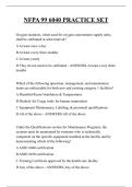 NFPA 99 6040 PRACTICE SET QUESTIONS AND ANSWERS 2025