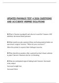 UPDATED PNVN1631 TEST 4 2026 QUESTIONS AND ACCURATE VERIFIED SOLUTIONS
