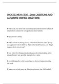 UPDATED NR341 TEST 1 2026 QUESTIONS AND ACCURATE VERIFIED SOLUTIONS