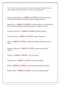 NCATT AET EXAM &vert; QUESTIONS AND ANSWERS &vert; VERIFIED AND  WELL DETAILED ANSWERS &vert; LATEST EXAM UPDATE 