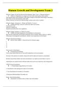 Human Growth and Development Exam 2&period;
